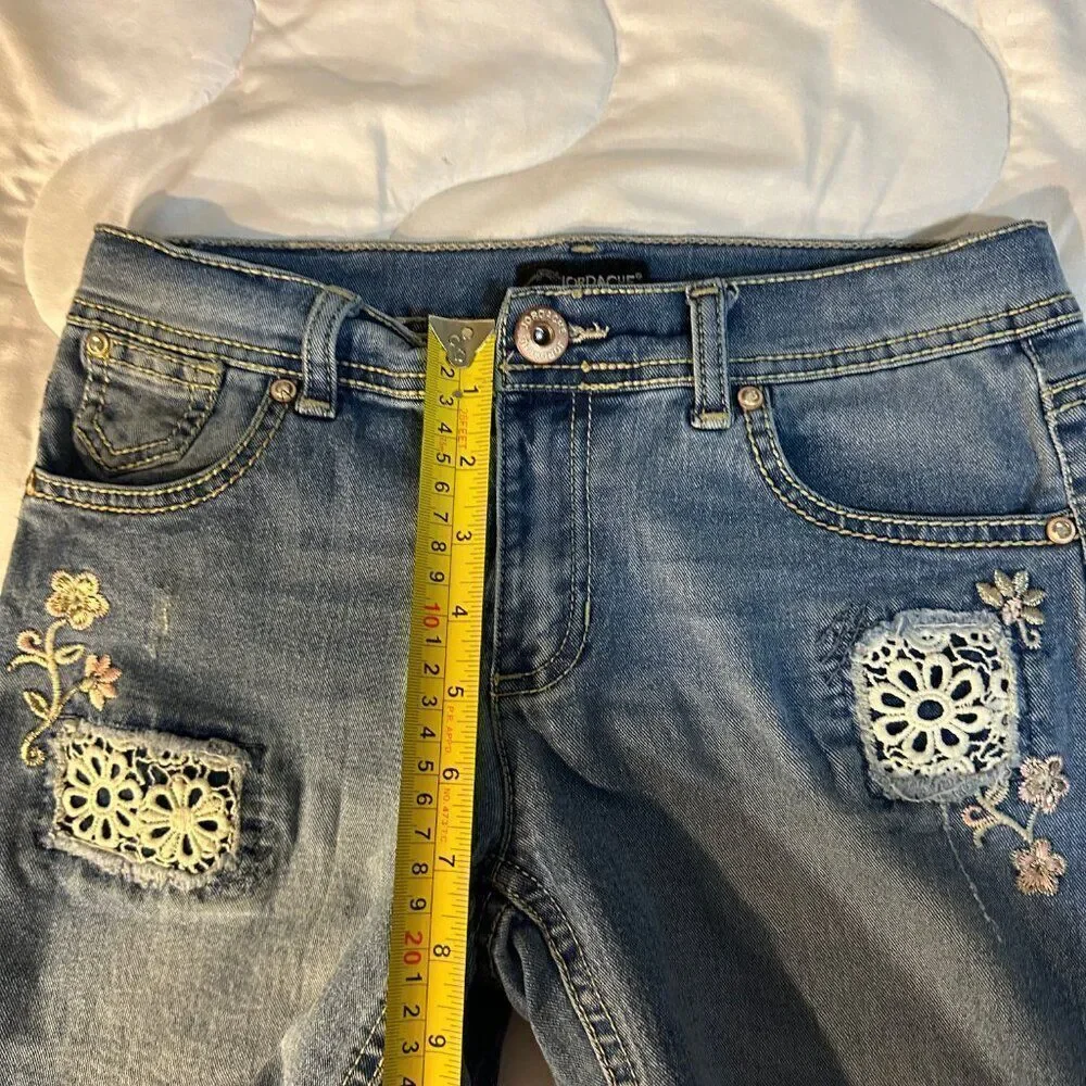 Jordache Size 13 Junior Patchwork